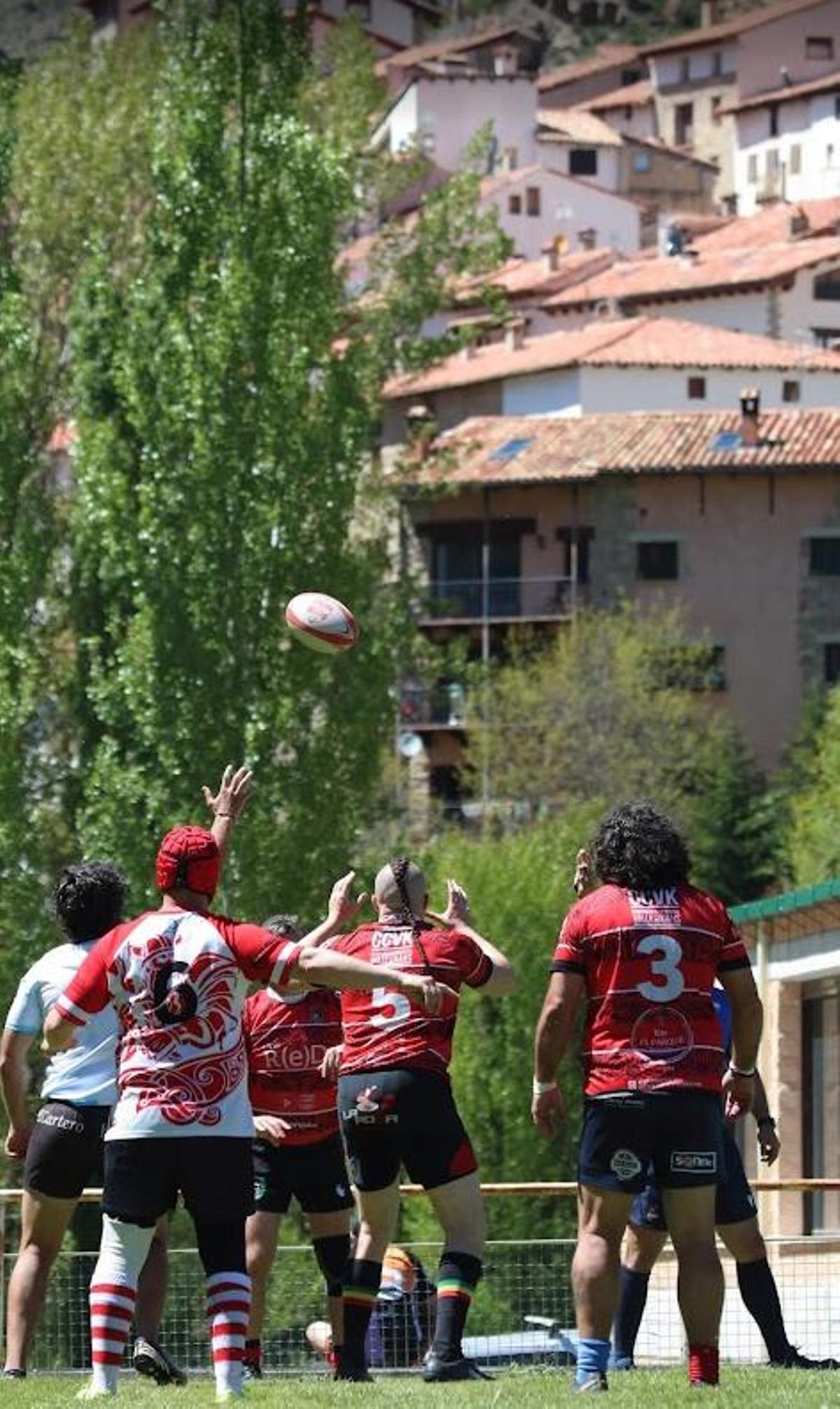 Imagen del torneo 'Mal de altura' de rugby en Teruel