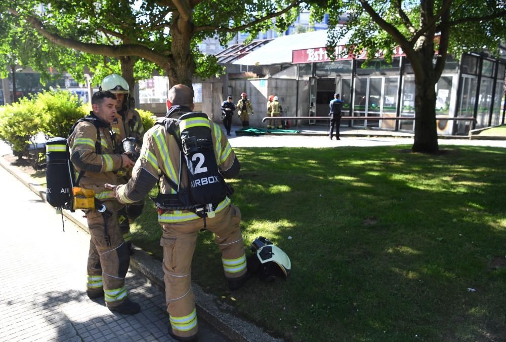 Incendio en el Remanso de Cuatro Caminos