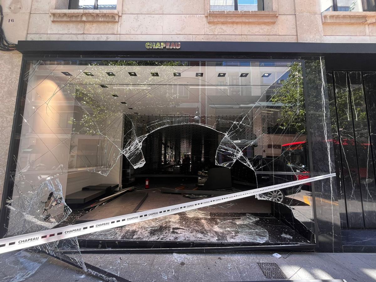 Robo millonario Valencia Alunizaje de película en Chapeau: 