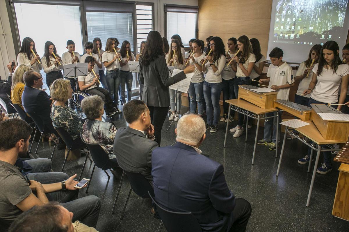 Un concierto de alumnado por el aniversario de La Festa, en mayo de 2016