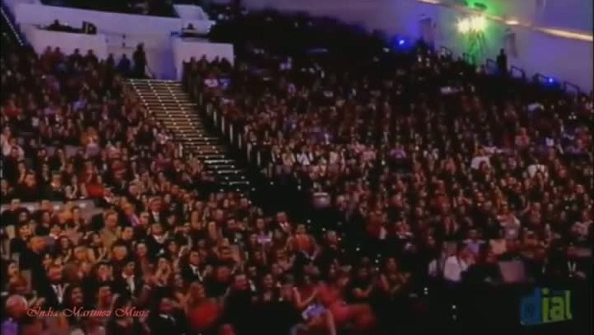 Estopa, amb India Martínez a la gala dels premis de Cadena DIAL 2011.