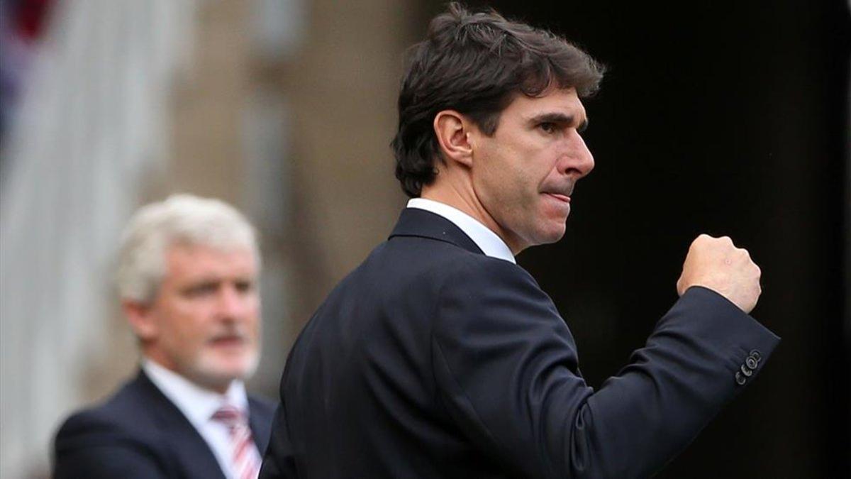 Aitor Karanka, durante su etapa en el banquillo del Middlesbrough