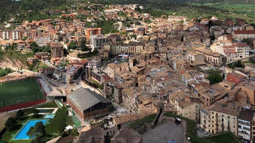 Vista panoràmica del municipi de Cardona