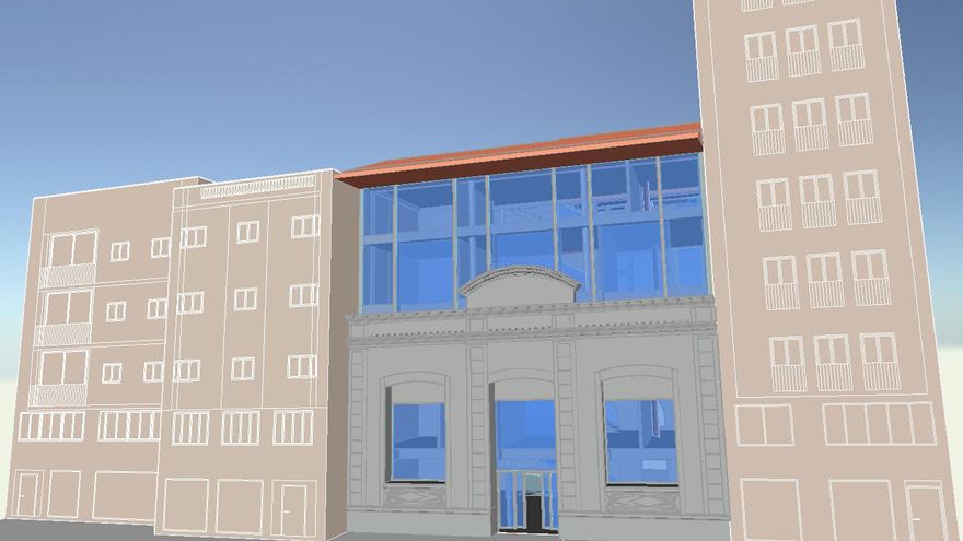 Dos millones para rehabilitar el edificio de El Progreso, retranquear la fachada y dar protagonismo al cristal