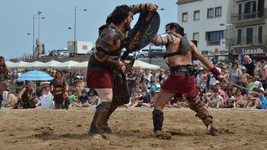 Una lluita de gladiadors en una anterior edició