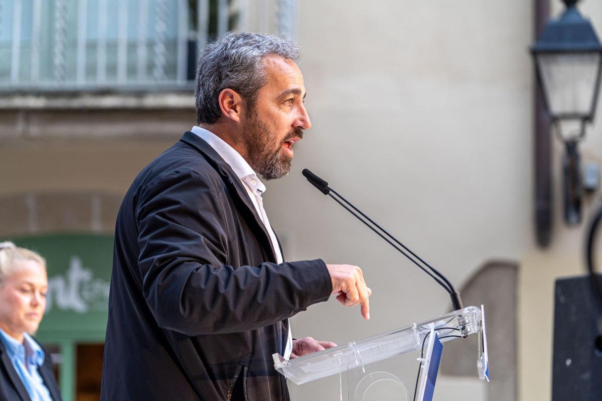 El president del grup municipal de Junts per Manresa, Ramon Bacardit