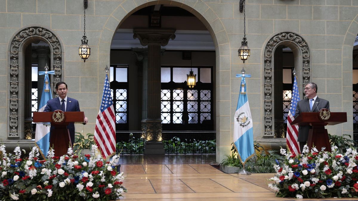Rubio visita Guatemala en su gira por Centroamérica