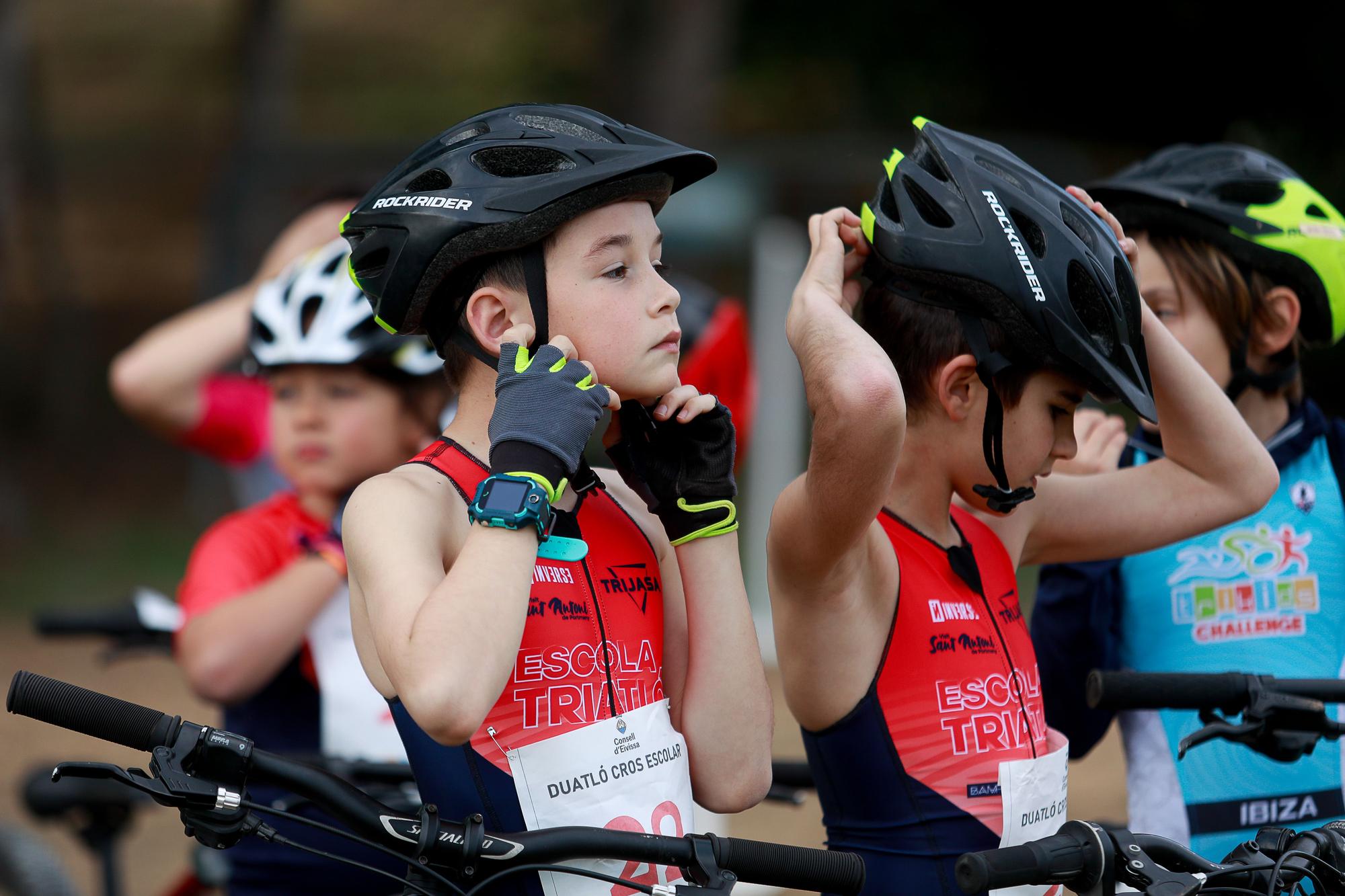 Duatlón escolar en Can Truy