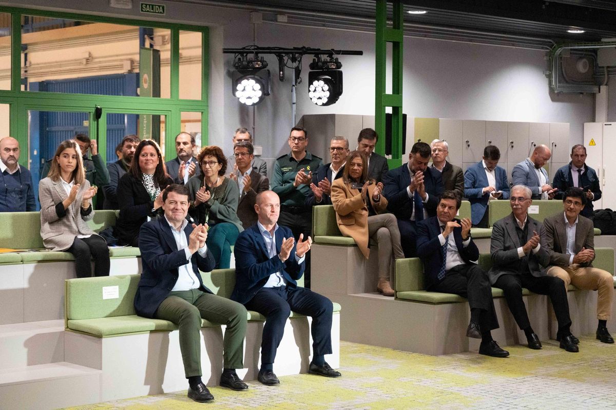 Inauguración del centro de formación e innovación de Iberdrola en Muelas del Pan