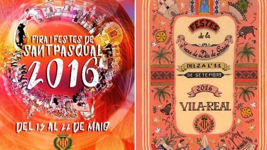 Vila-real ya tiene carteles anunciadores para Sant Pasqual y la Mare de Déu de Gràcia