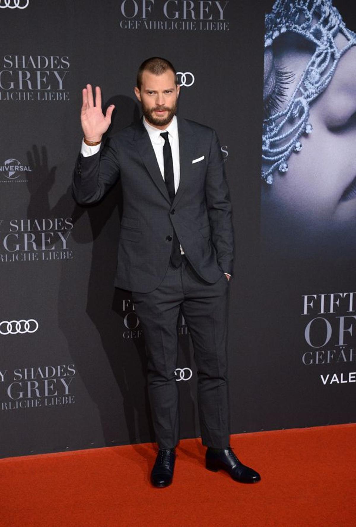 Estreno '50 sombras más oscuras' Hamburgo: Jamie Dornan