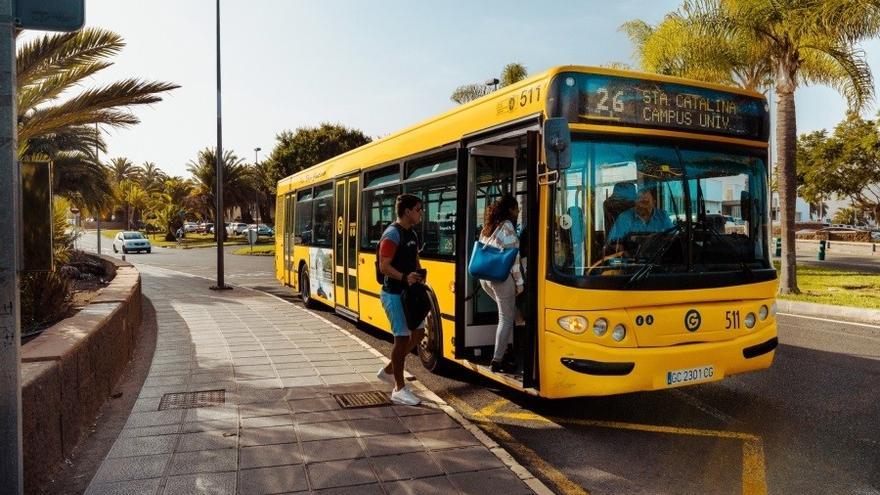 Vehículo de Guaguas Municipales de Las Palmas de Gran Canaria.