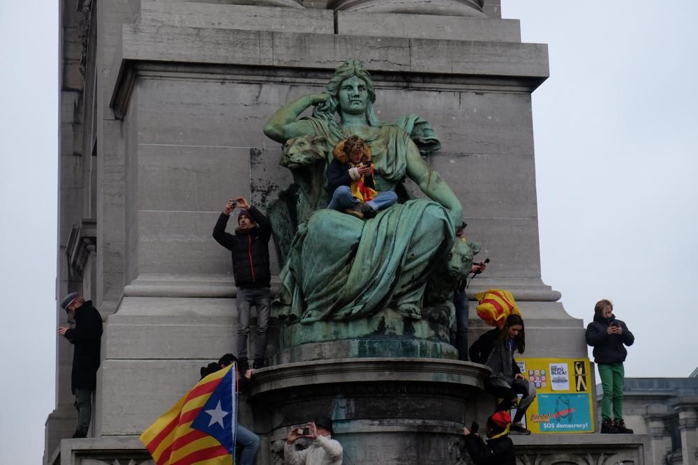 La manifestació de Brussel·les vista des de dins