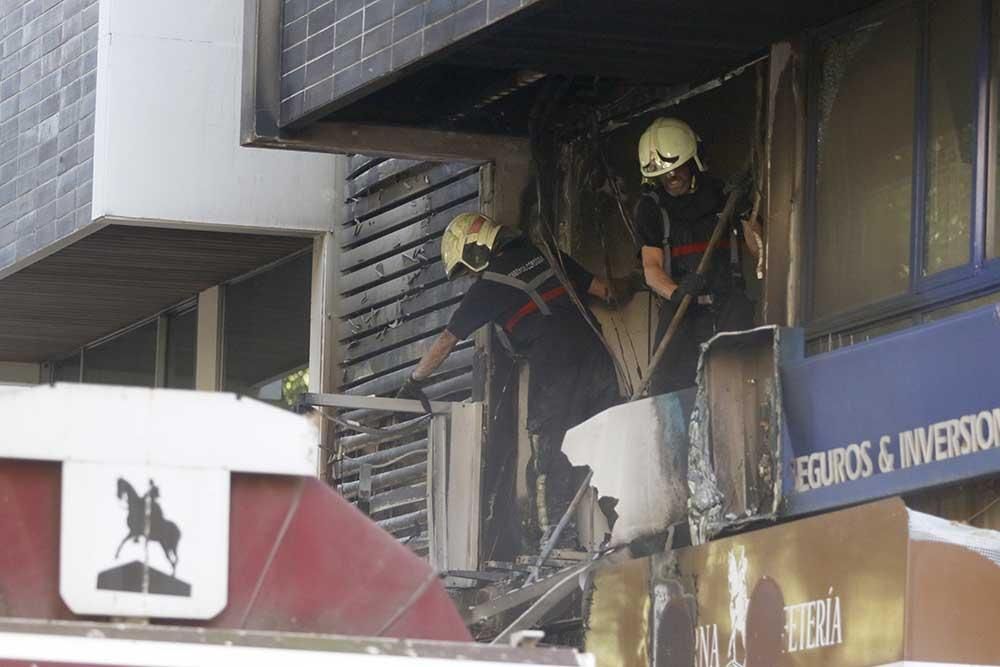 Incendio en Gran Capitán