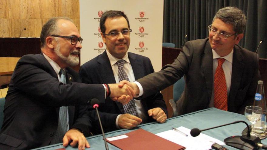 L&#039;alcalde de Salt i el secretari d&#039;Habitatge han signat el protocol aquest dilluns a Salt · ACN