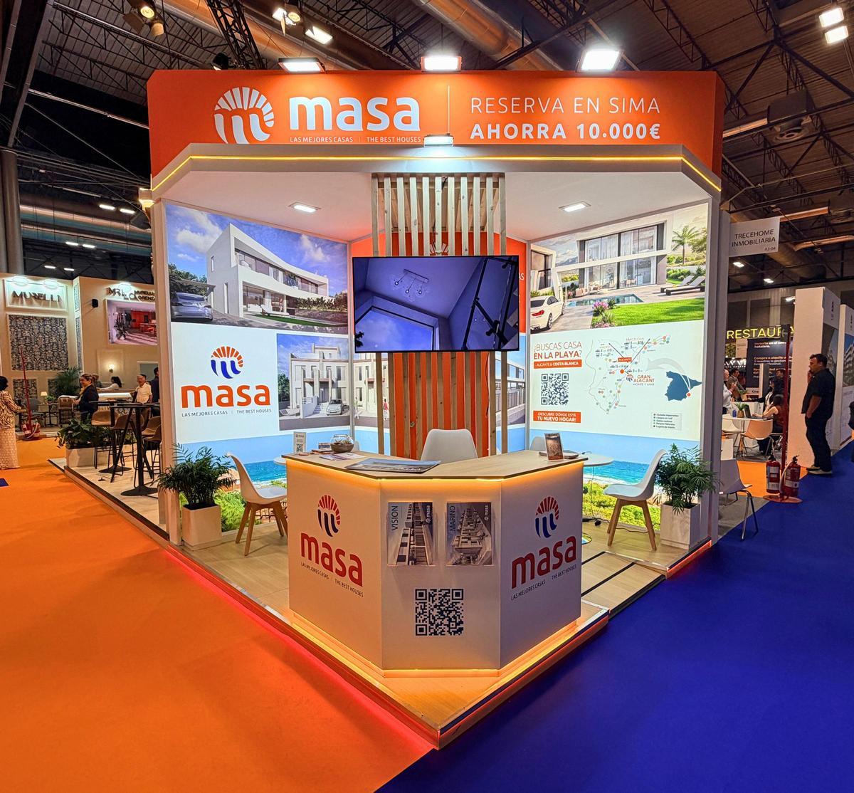 El stand de Masa en el Salón Inmobiliario de Madrid.