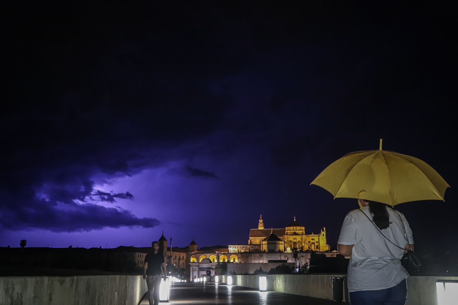 Córdoba registra una espectacular tormenta eléctrica con cientos de rayos