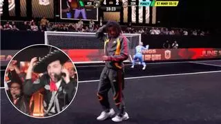 Koundé contrata a unos Mariachis en la Kings League y se vuelve 'loco' al celebrar un gol