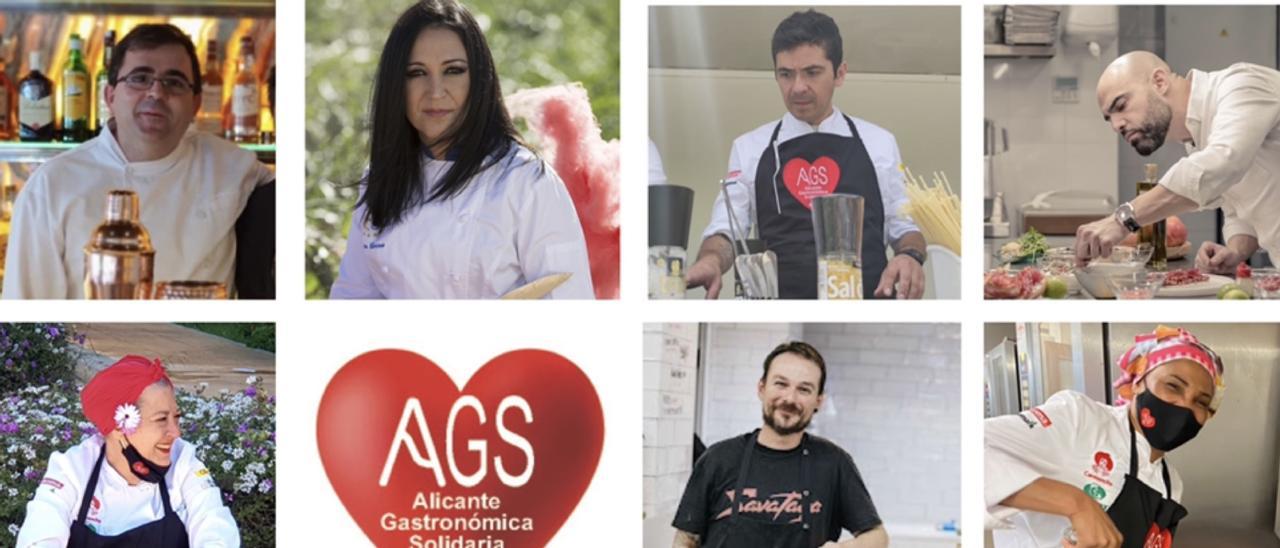 Parte del cartel promocional de Alicante Gastronómica Solidaria