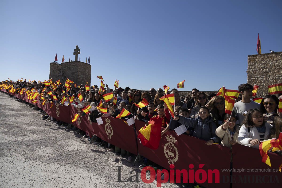 Visita de los reyes de España a Caravaca (explanada de la Basílica)