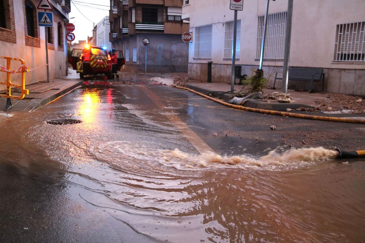 Destrosses provocades per la dana al Montsià