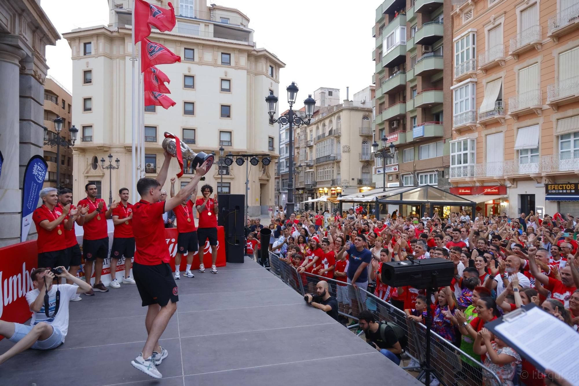 Las imágenes de la celebración del Jimbee Cartagena, campeón de liga