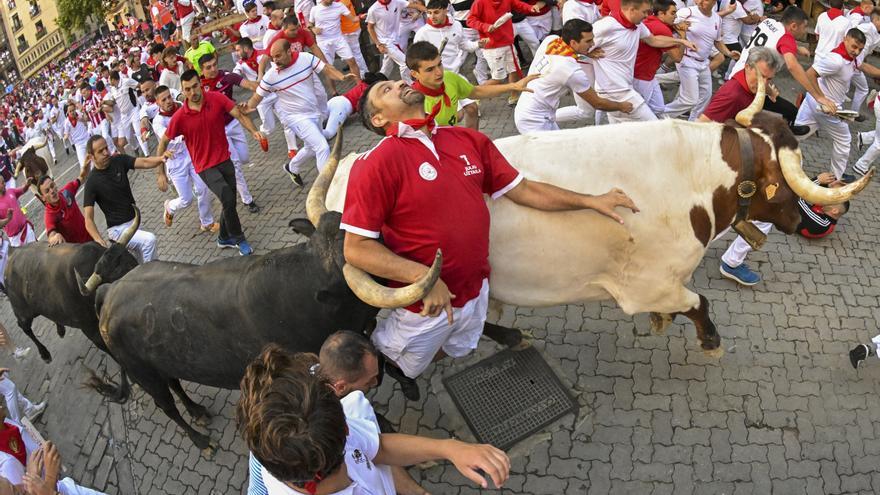 El herido en el encierro de San Fermín es de Ademuz y sigue hospitalizado