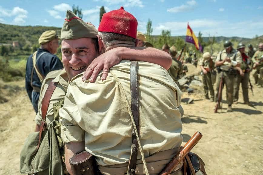 Recreación de la batalla del Ebro en Fayón