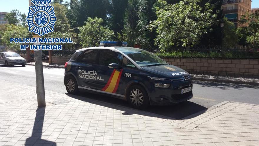 Coche patrulla de Policía Nacional