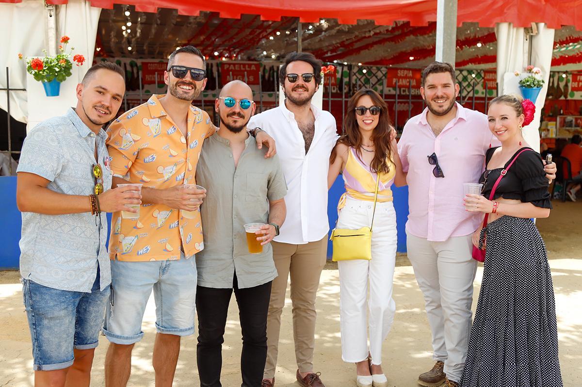 Lolo, Álvaro, Alejandro, Jesús, María, Javier y Katarina