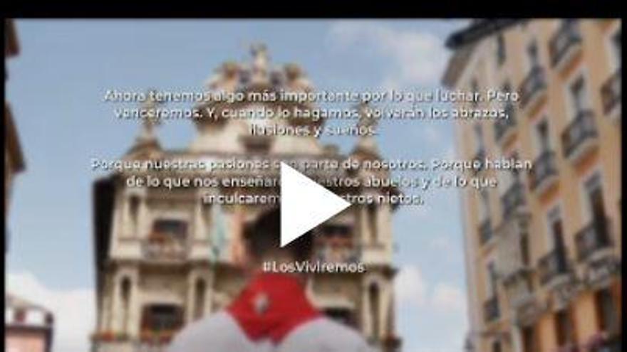 Video | Así es el homenaje de Osasuna a los San Fermines