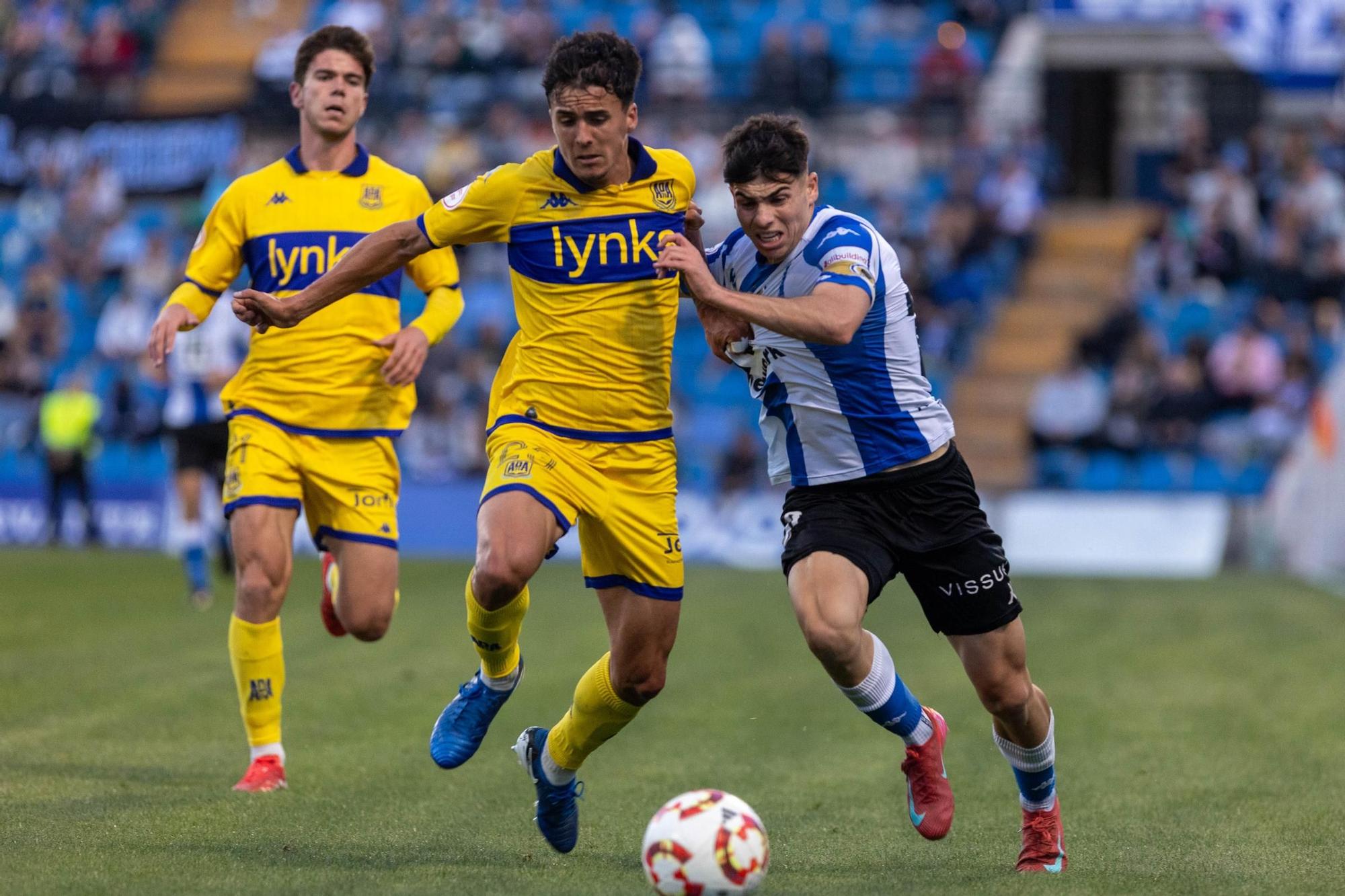 El Hércules derrota al Alcorón con dos goles en la segunda parte