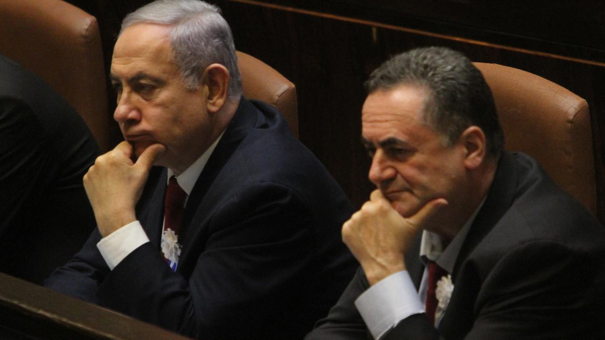 Archivo - Benjamin Netanyahu e Israel Katz