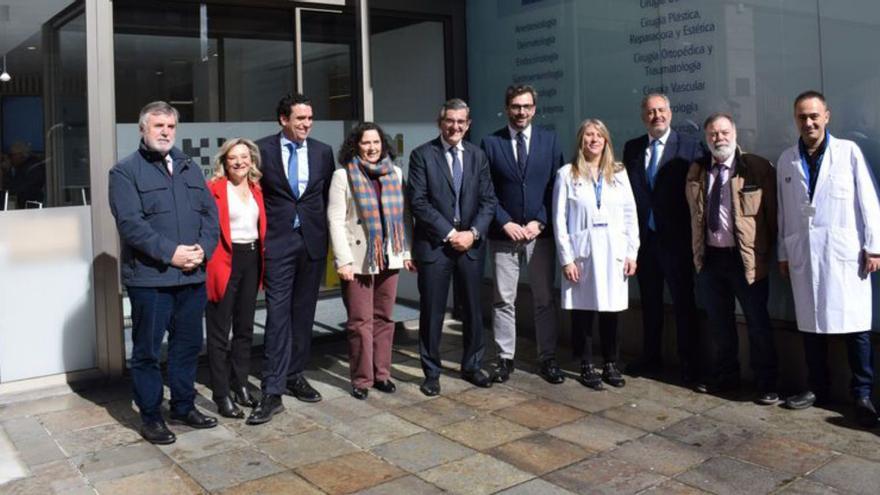 Asistentes a la inauguración del Policlínico de HM Hospitales.