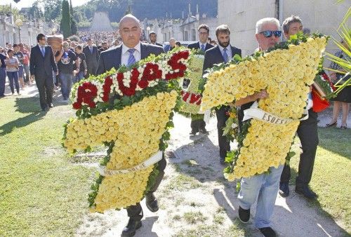 Moaña y el mundo del motor acompañan a Dani Rivas en su funeral