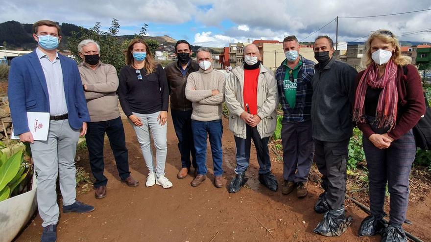 Una huerta urbana de La Laguna reparte 7.000 kilos de comida entre personas vulnerables