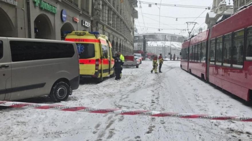 La plaza de la estación central de Berna, evacuada por una alerta de bomba