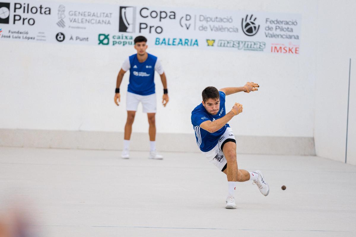 Javier de raspall en les semifinals.