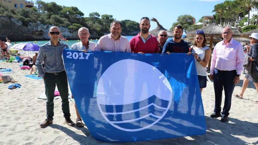 Banderas azules en las playas de Felanitx