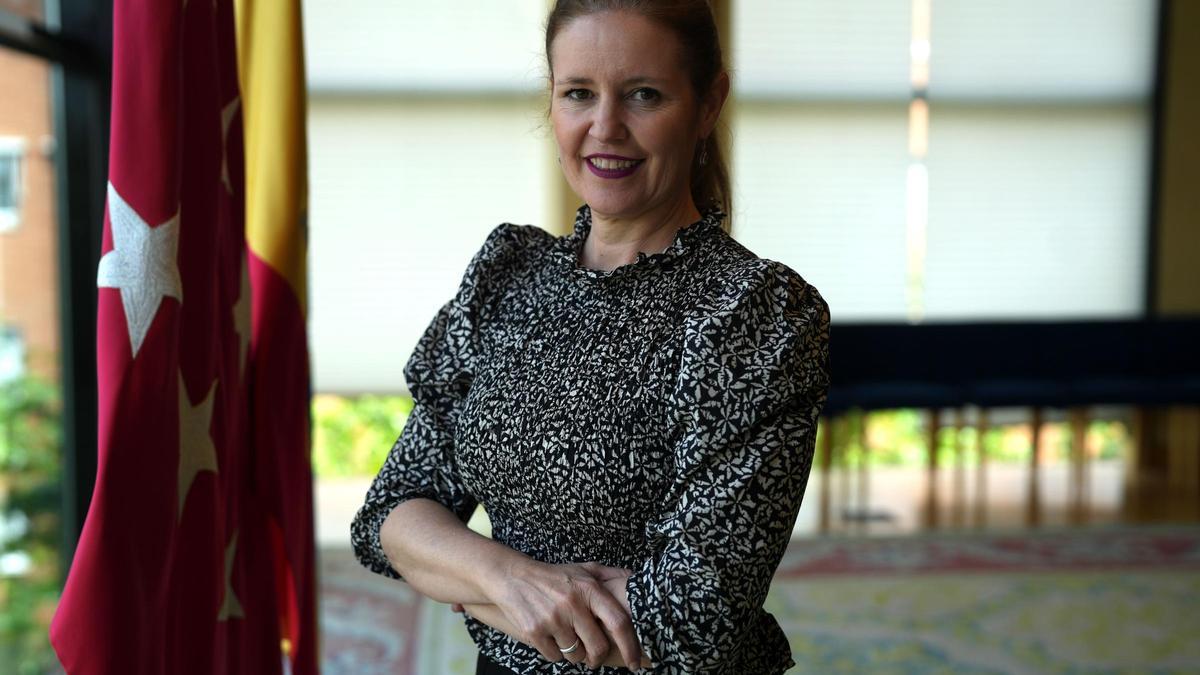 La consejera madrileña de Familia, Juventud y Asuntos Sociales, Ana Dávila.
