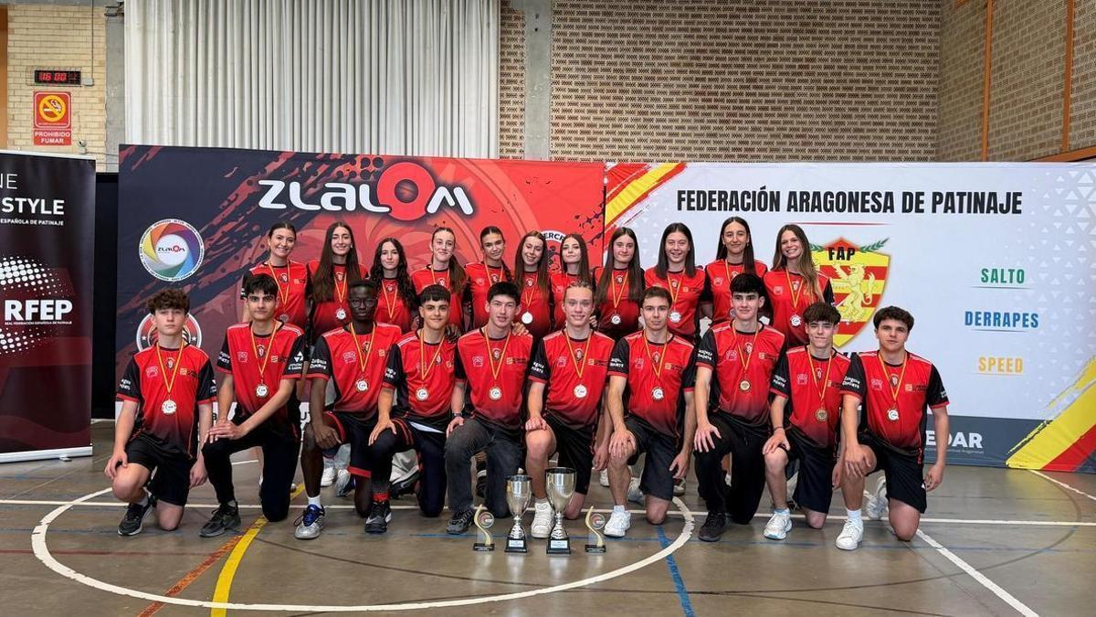 Los dos equipos del Zlalom.