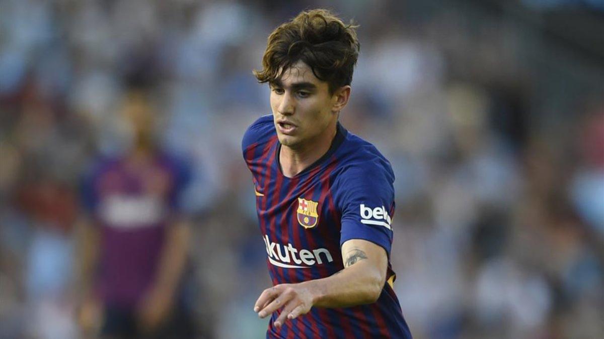 Álex Collado debutó con el FC Barcelona en LaLiga ante el Celta