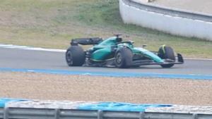 Alonso, esta mañana en acción en Jerez