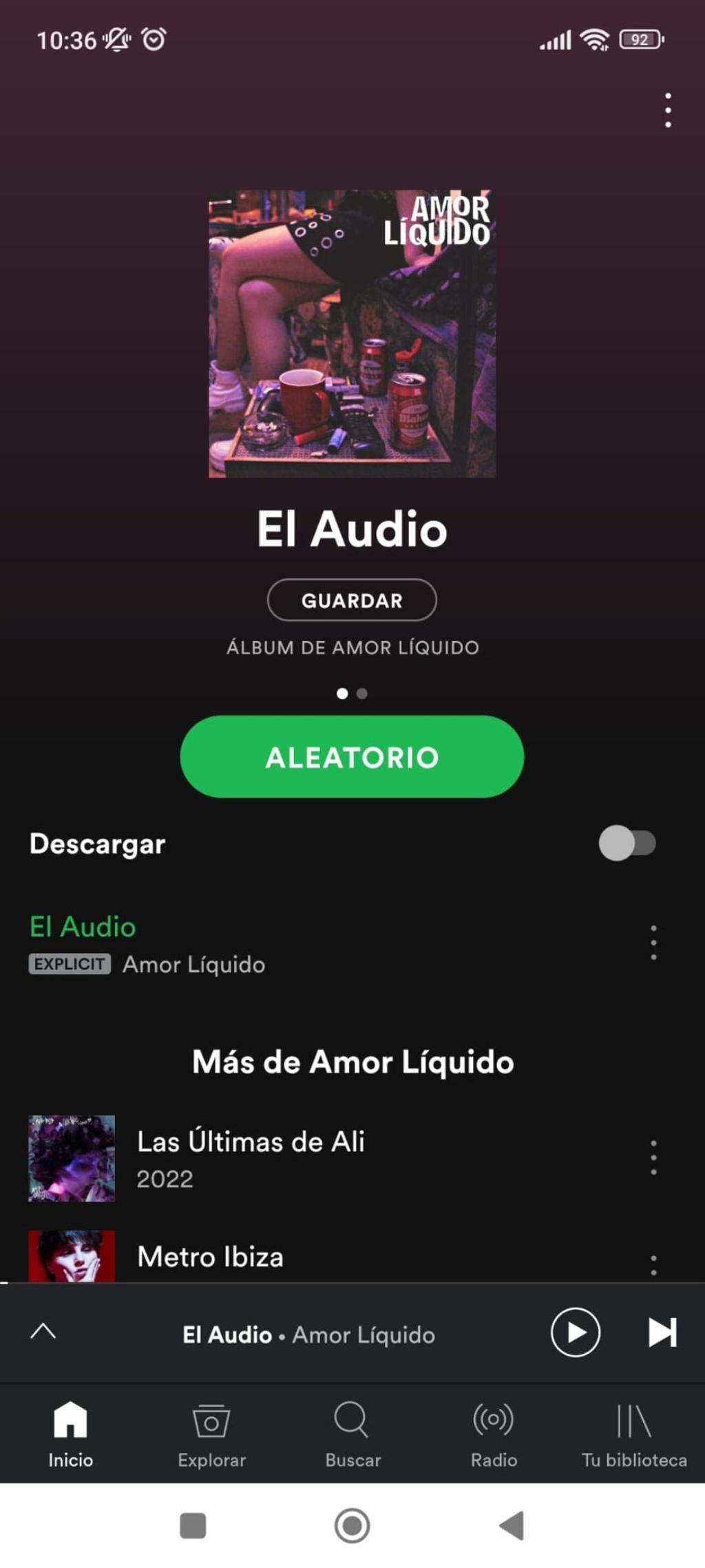 Canción dedicada al audio de Laura Escanes