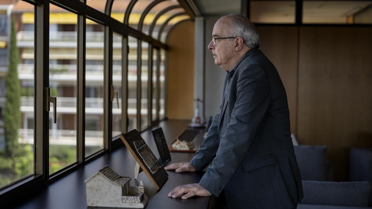 Josep Bargalló, este jueves, fotografiado en las oficinas del Departament d¿Educació, en Barcelona