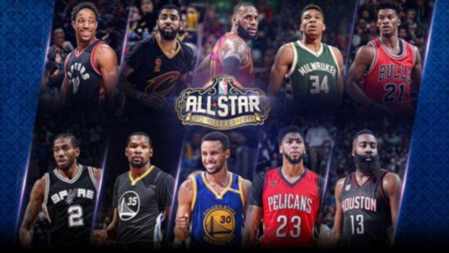La NBA desvela los quintetos titulares para el All-Star