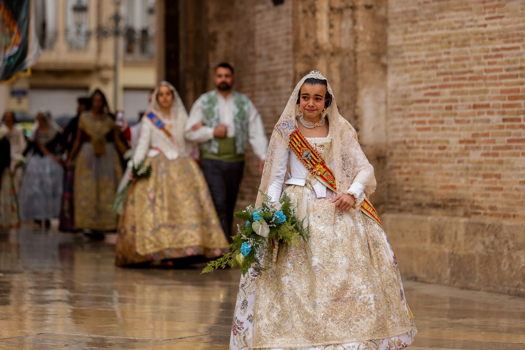 Falleras Mayores en la Ofrenda 2025. Día 18 (2/3)