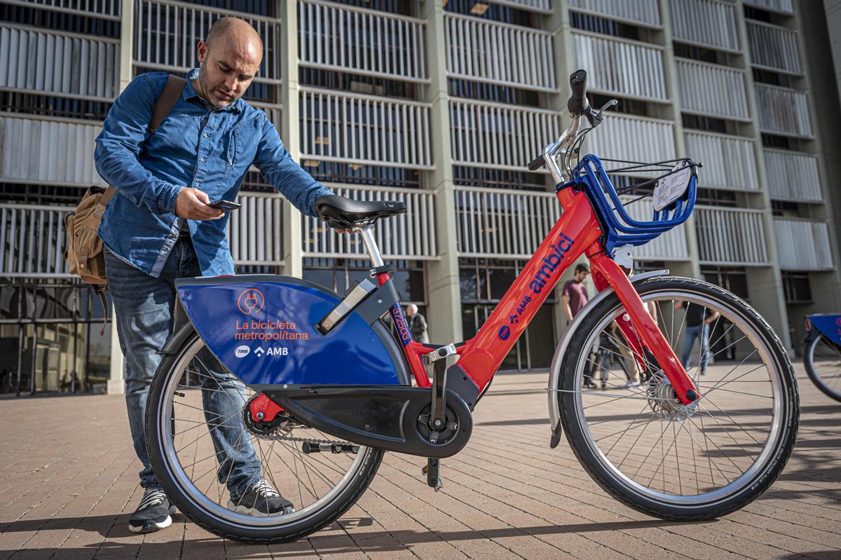 Uno de los prototipos de bicicleta eléctrica del servicio Ambici.