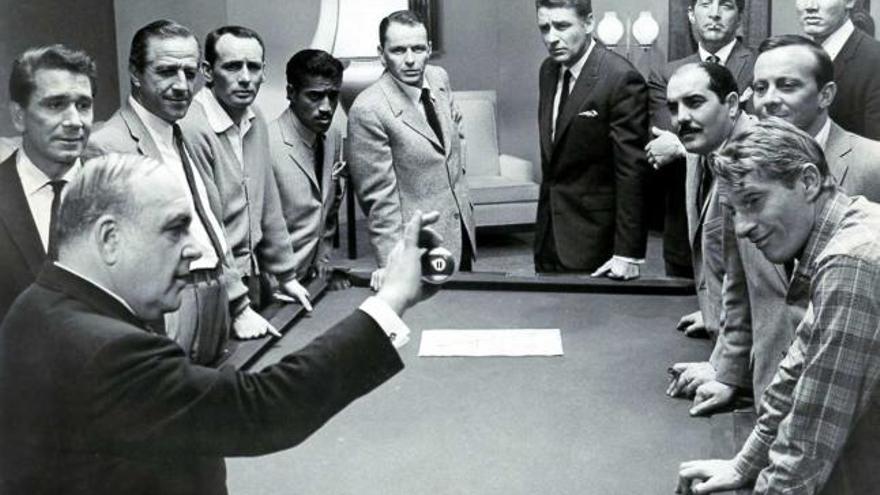 Fotograma de la película «La cuadrilla de los Once», que tenía como protagonista al Rat Pack.