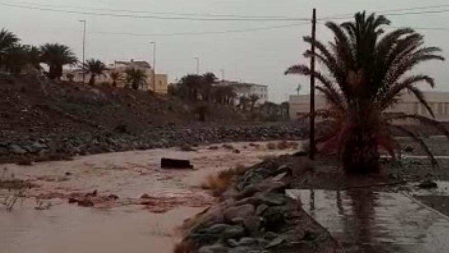 Barranco de Balos bajo las lluvias de &#039;Hermine&#039;